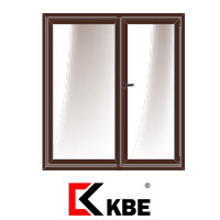 Ламинированные в массе пластиковые окна KBE