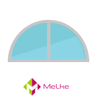 Пластиковые окна нестандартных форм в профиле Melke